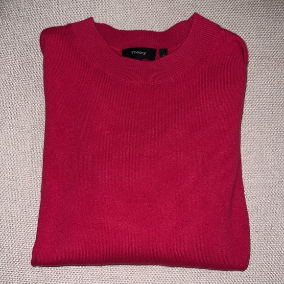 Theory Pink 100% Cashmere Sweater - Size Small - Picture 5 of 5